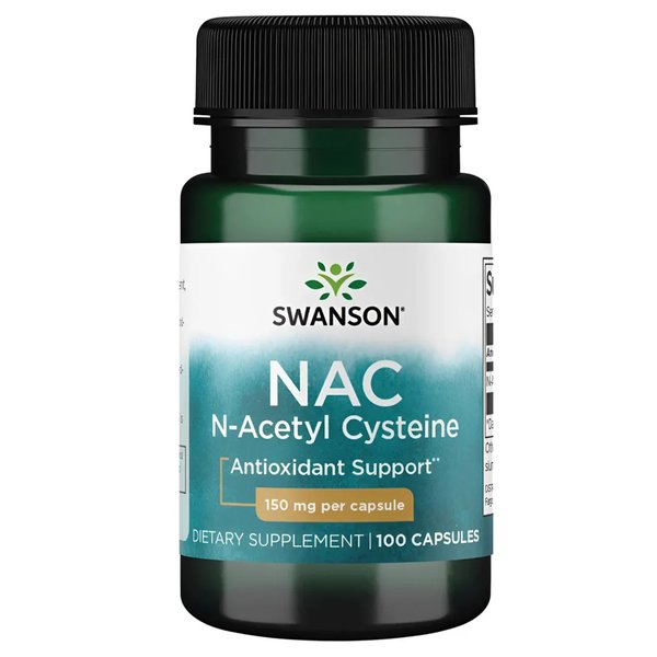 Nac 150mg N-Acetyl Cysteine 100Capsulas Swanson