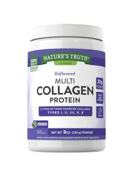 Multi Collagen Complex Colágeno Tipo I, Ii, Iii, V, X 255 Grs Natures Truth