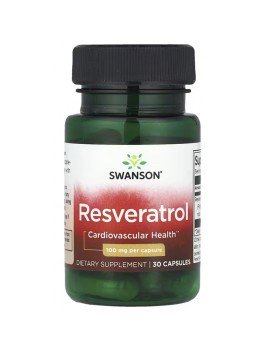 Resveratrol 100mg 30Cap Swanson