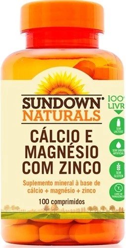 Calcio Magnesio Zinc 100 Cápsulas Sundown