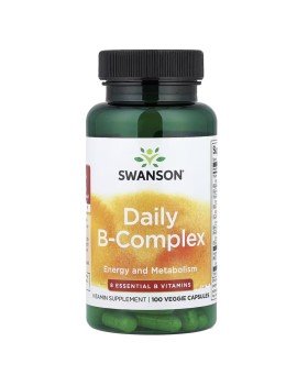 B Complex Daily 100 Capsúlas Veganas Swanson