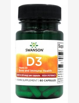 D3 1.000 Iu 60Cap Swanson