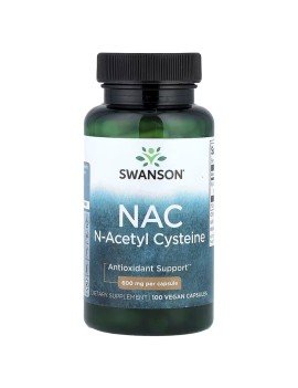 Nac 600mg N-Acetyl Cysteine 100Cap Swanson