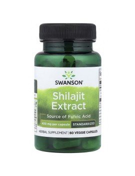 Shilajit Extract 400mg 60Cap Swanson