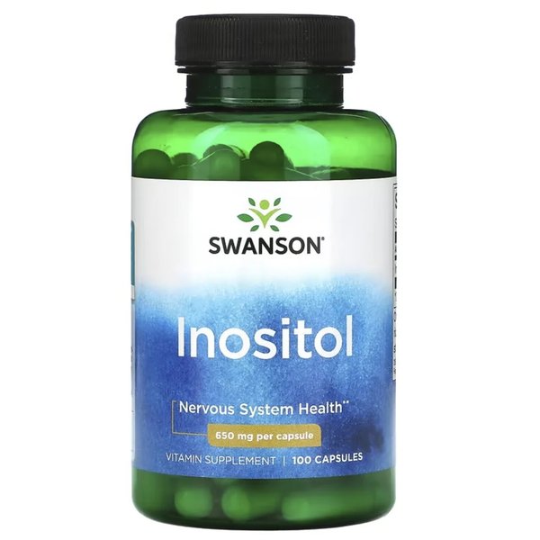 Inositol 650mg 100 Cápsulas Swanson