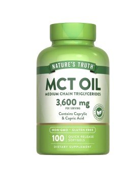 Mct Oil 3.600mg 100Cap Natures Truth