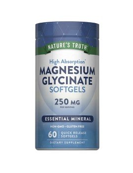 Magnesio Glicinato 250mg 60Softgel Natures Truth