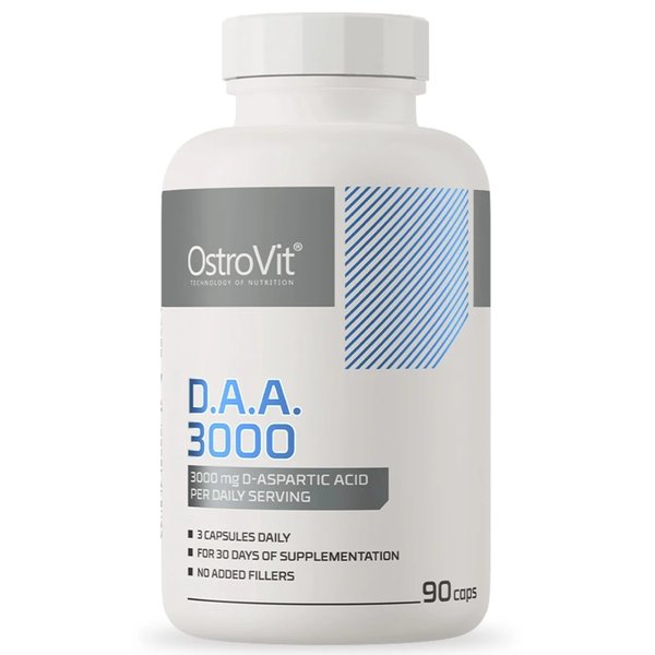 Ácido Aspártico Daa 3000mg 90Capsulas Ostrovit