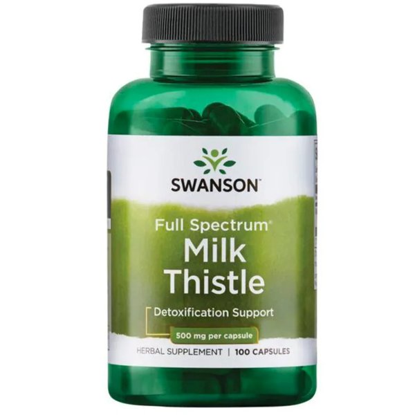 Silimarina Milk Thistle 500mg 100Capsulas Swanson