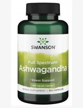 Ashwagandha 450mg Full Spectrum 100Cap Swanson
