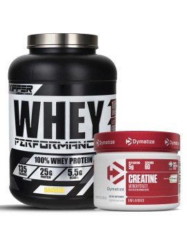 Whey 5lb Kiffer + Creapure 300gr Dymatize