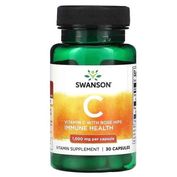 Vitamina C 1000 30 Cápsulas Swanson