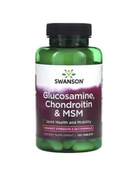 Glucosamine Chondroitin Msm 120 Tab Swanson