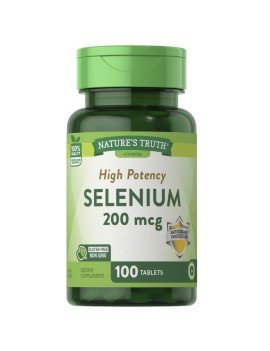 Selenium 200mcg 100 Tab Natures Truth