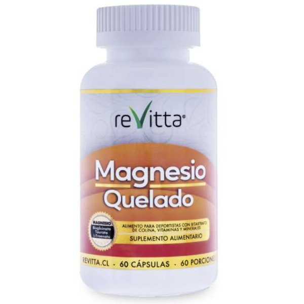 Magnesio Quelado 60Cap Revitta