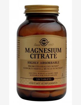 Magnesio Citrato 120 Tab Solgar