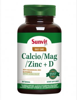 Calcio Magnesio Zinc + Vitamina D Sunvit