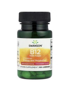 B12 + Folato 1.000mcg 100Cap Swanson