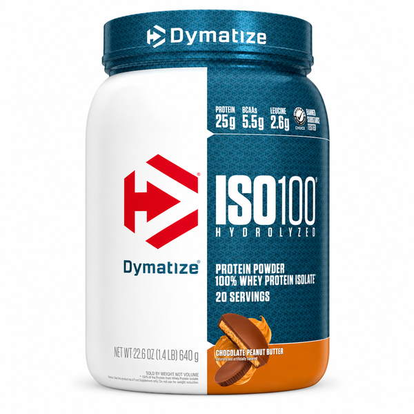 Dymatize Iso100 Chocolate Peanut Butter 1.45lb 25g Proteína