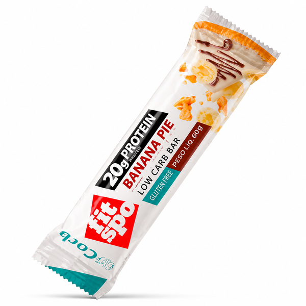 Barra Proteína Fitspo Low Carb Banana Pie 60g