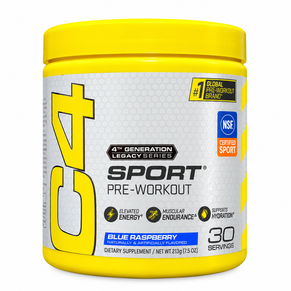 C4 Sport Pre-Workout Blue Raspberry 30Servicios Cellucor