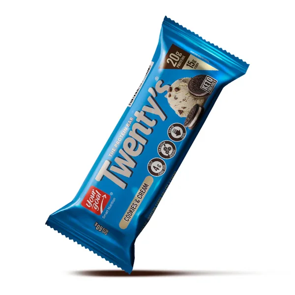 Barra Twentys Cookies Amp Cream 60g 20g Proteína