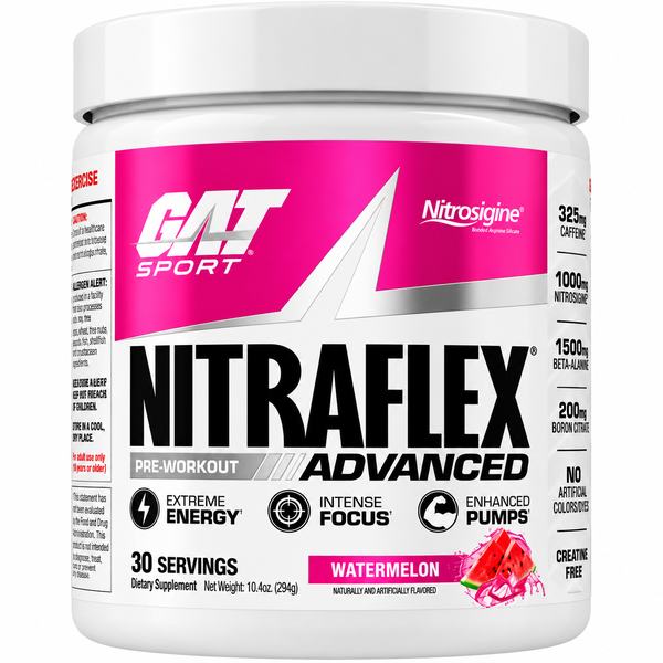 Gat Sport Nitraflex Advanced Watermelon 300g 325mg Cafeína