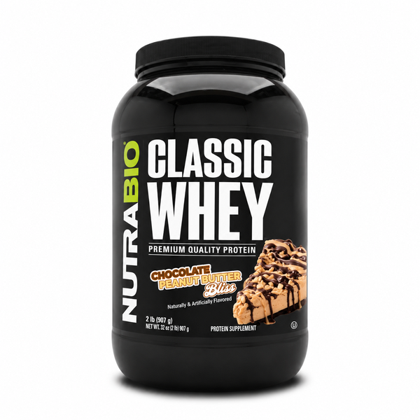 Nutrabio Classic Whey Chocolate Peanut Butter 2lb 25g Proteína