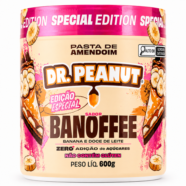 Pasta De Maní Dr. Peanut Banoffee 600g Con Whey Protein