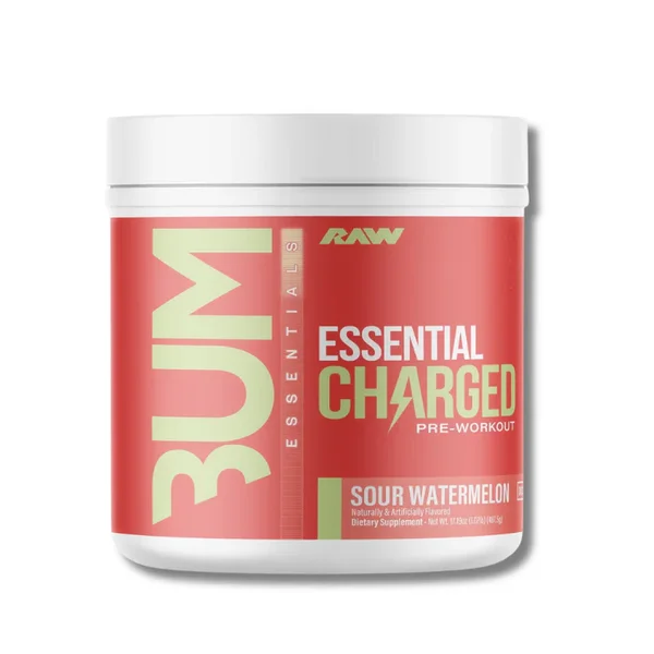 Charged Essential Pre-Workout 370g Sour Watermelon 25Servicios