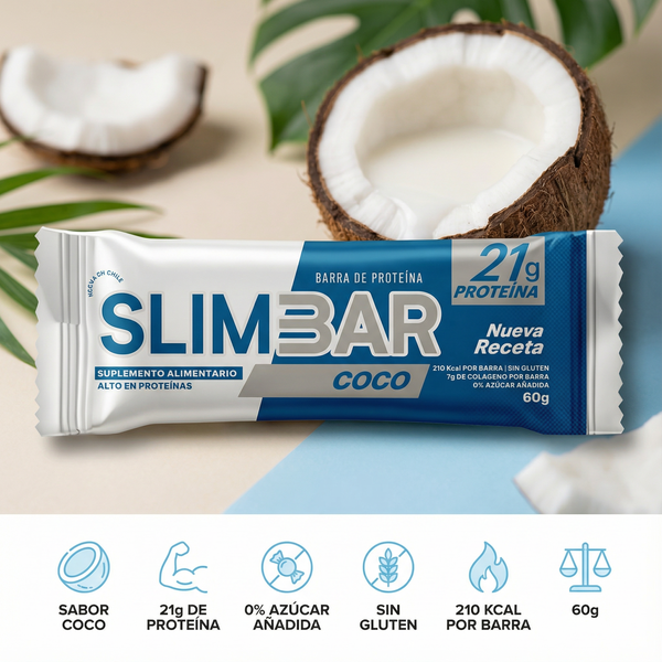 Barrita Proteica Slimbar Protein Variedad De Sabores