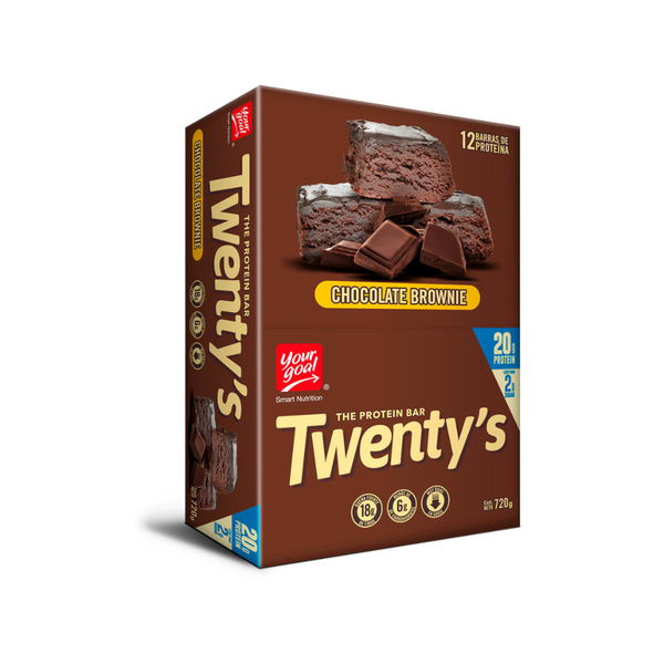 Your Goal Twentys Chocolate Brownie Caja 12 Barritas