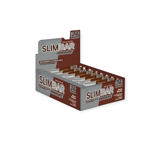Barritas Slimbar Chocolate 60gr 12 Unidades