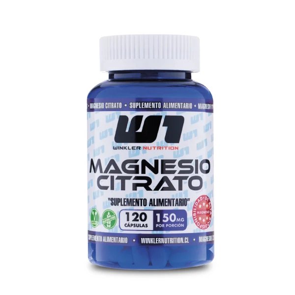 Magnesio Citrato 120 Cápsulas Winkler