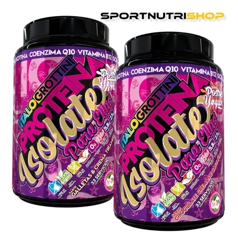 Pack 2 Proteinas Isolate Para Ellas Italo Grottini
