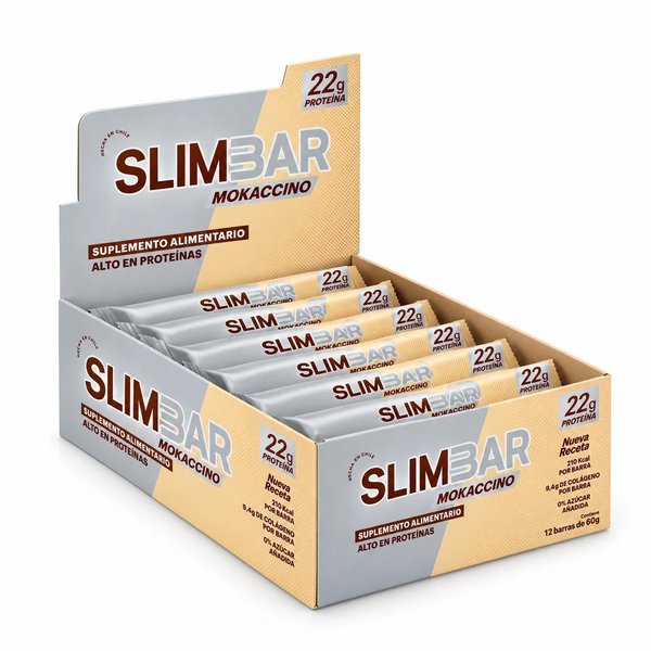 Box 12 Barras De Proteína 60g C/U Slimbar