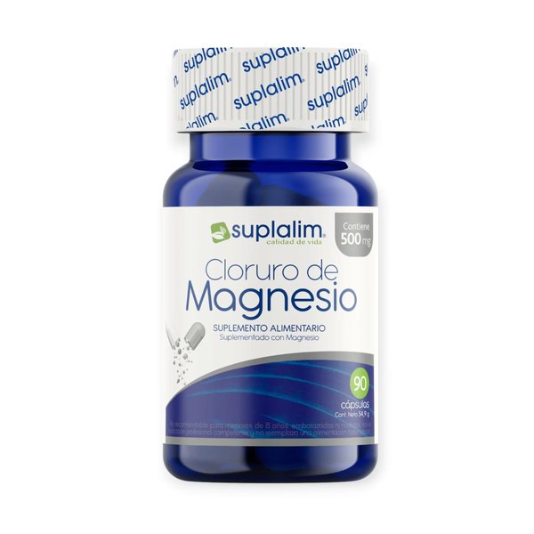 Cloruro De Magnesio 500mg 90Capsulas Suplalim