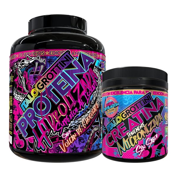 Proteina Hidrolizada Superior A Isolate 5lb + Creatina Monohidrato 80Sv Italo Grottini