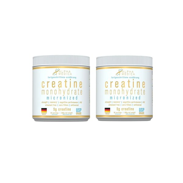Pack 2 Creatinas 300gr C/U Alpha Medica