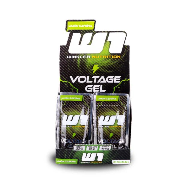 Gel Voltaje Cafeina 40mg 24 Unidades Limon Winkler