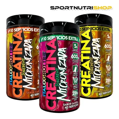 Pack 3 Creatinas Italo Grottini 40Servicio C/U
