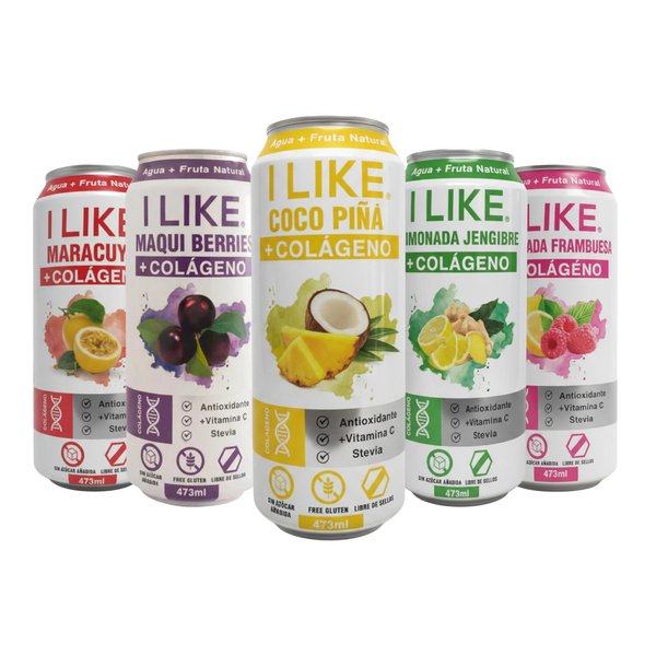 Jugo Natural + Colágeno 473 ml I Like