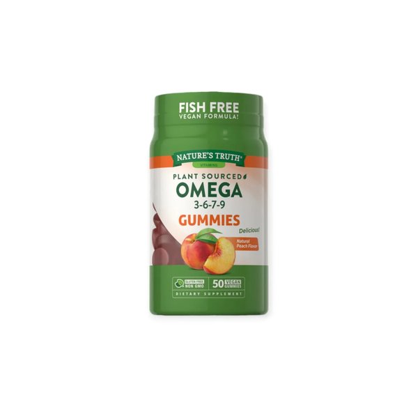 Omega 3-6-7-9 Vegano 50 Gomitas Natures Truth