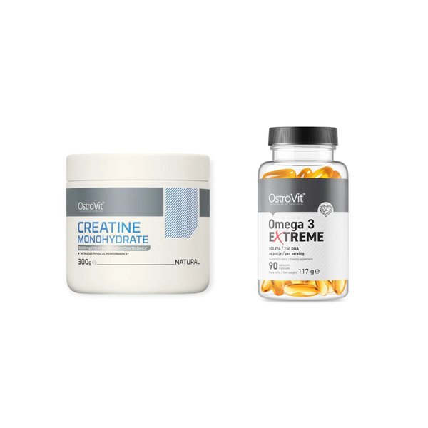 Pack Creatina Monohidratada 300gr + Omega 3 Extreme Ostrovit