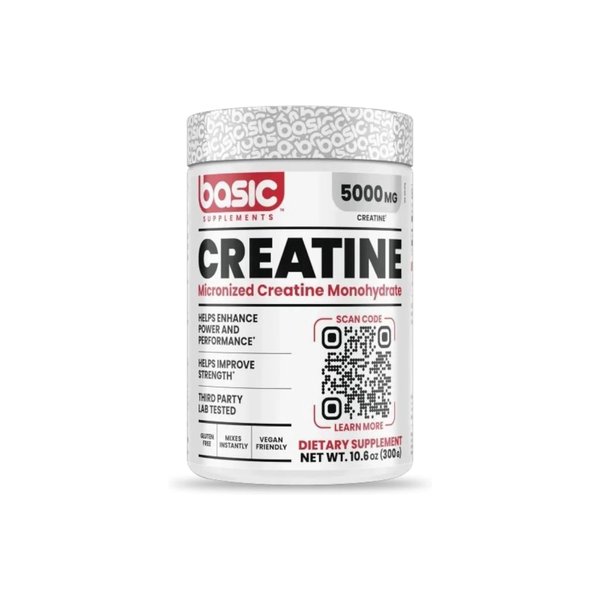 Creatina Monohidratada 300 gr 60 Sv Basic