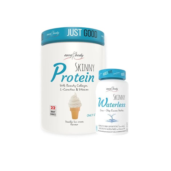 Pack Proteina Skinny 450g + Diuretico Waterless Easy Body