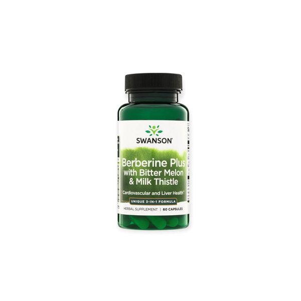 Berberine Plus 3 En 1 60Capsulas Swanson