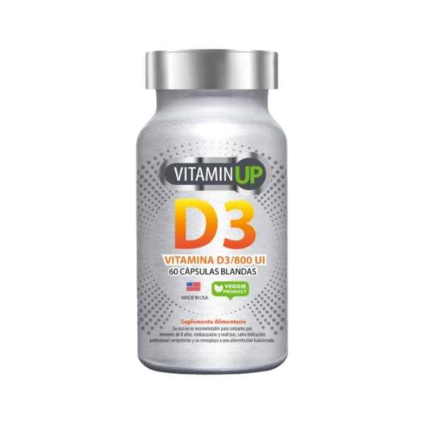Vitamina D3 800Ui 60Capsulas Blandas- Newscience