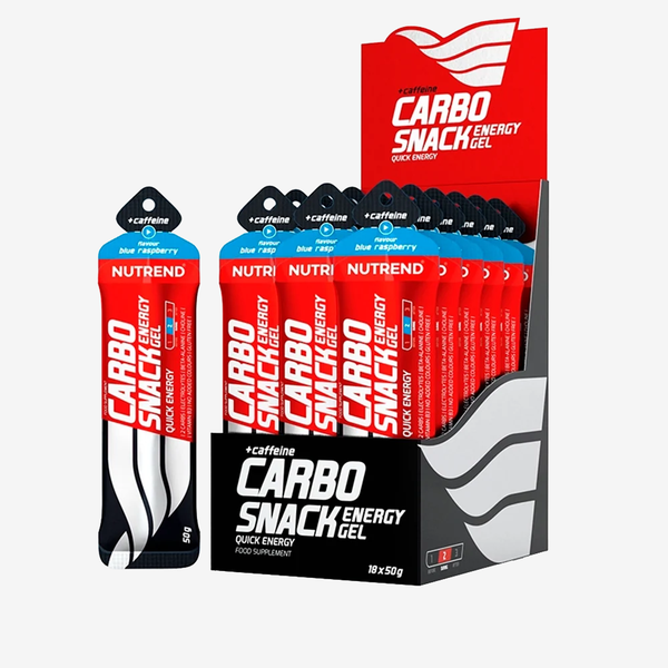Carbo Snack Energy Gel + Cafeína 18 Unidades Sachet Nutrend