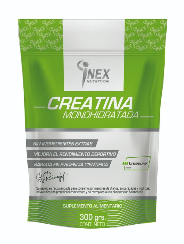 Creatina Monohidratada 300gr Inex By Rivafit